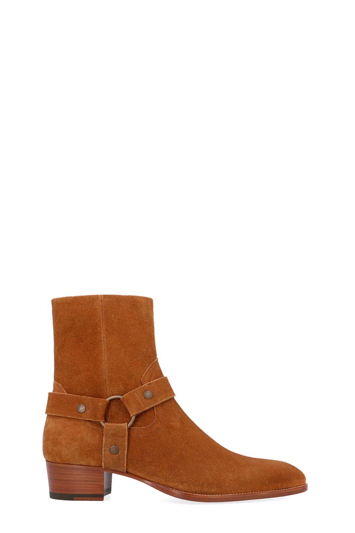 Saint Laurent 'WYATT HARNESS' ANKLE BOOTS 443190BPN005710