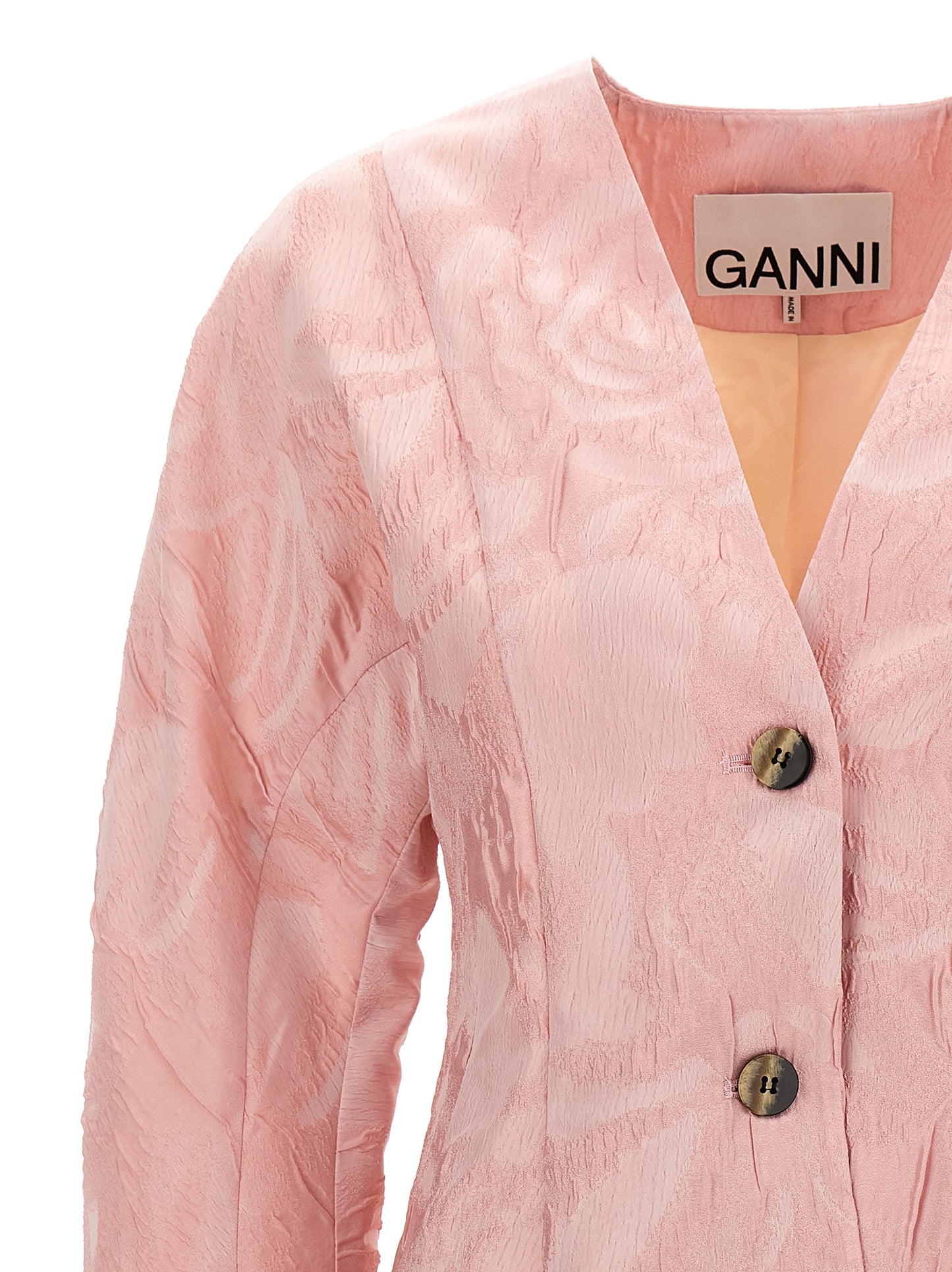 GANNI 'TEXTURED CLOQUÉ' JACKET F9400038