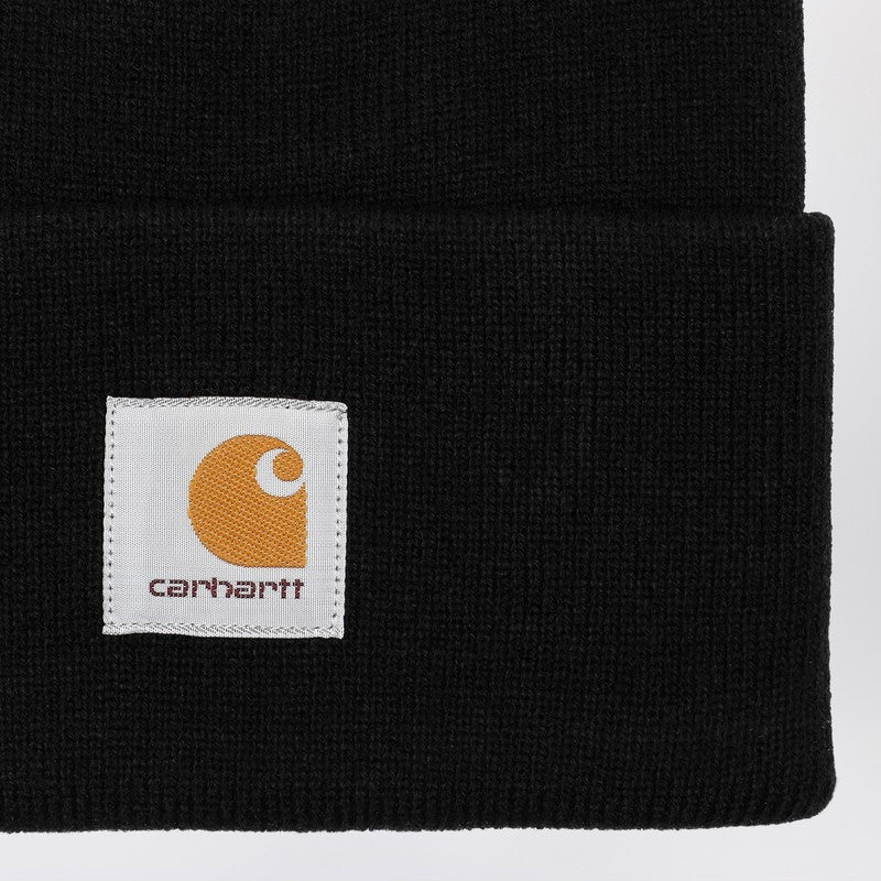 Carhartt WIP Black bonnet with patch logo I020222PLP_CARH-89XX