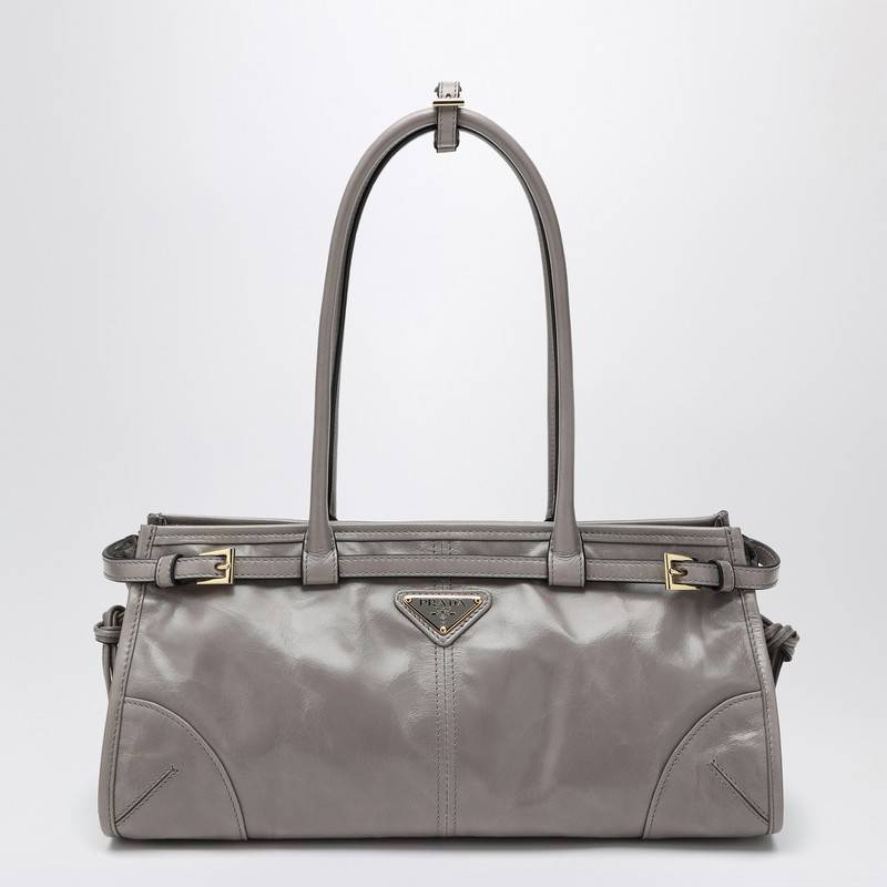 Prada Medium grey leather handbag 1BA426MOO2CYRQ_PRADA-F03SF