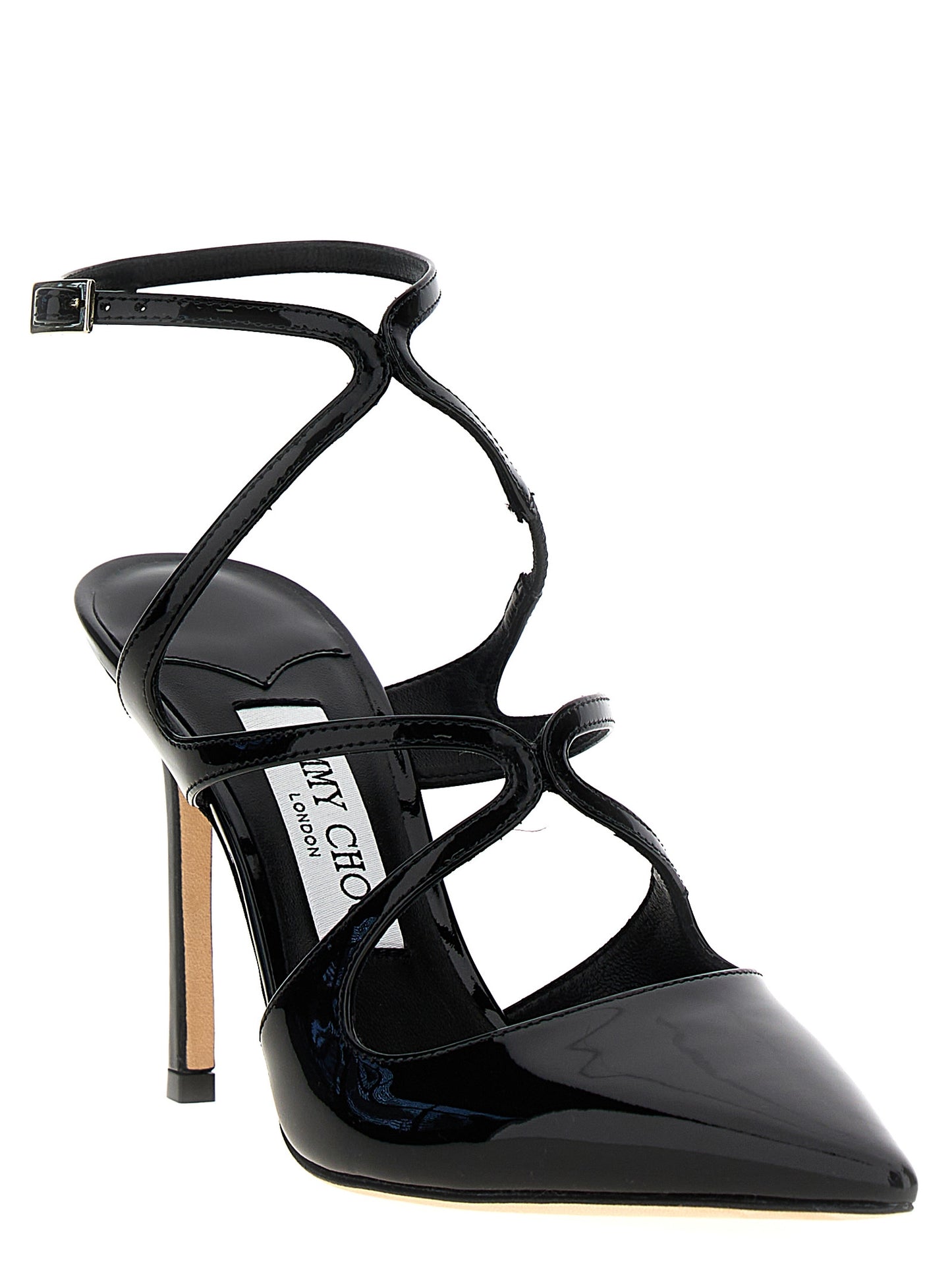 JIMMY CHOO High heels black AZIAPUMP95PATBLACK