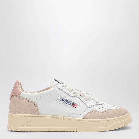 AUTRY Medalist sneakers in white/powder leather and suede AULWLS37P_AUTRY-LS37