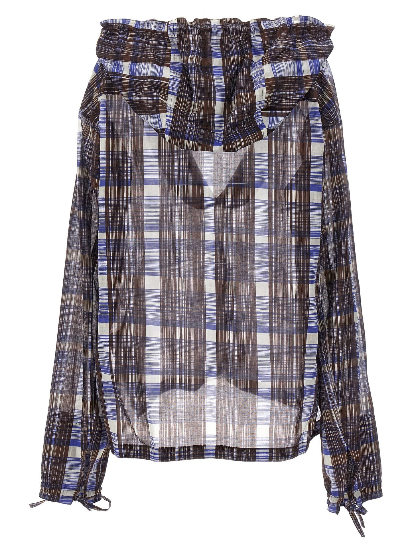 FERRAGAMO CHECK BLOUSE 0765427COCOA