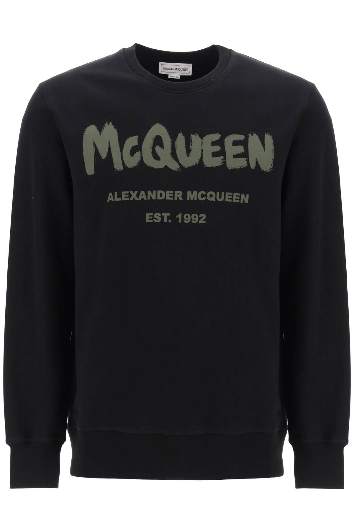 Alexander McQUEEN mcqueen graffiti sweatshirt 688713QTAAB0519