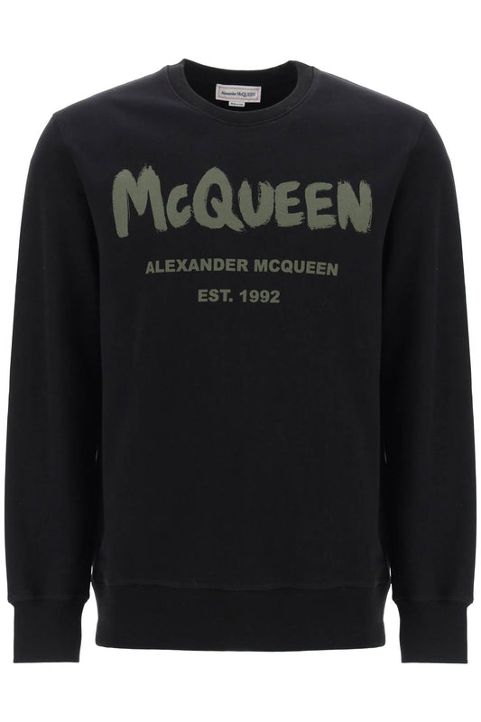 Alexander McQUEEN mcqueen graffiti sweatshirt 688713QTAAB0519