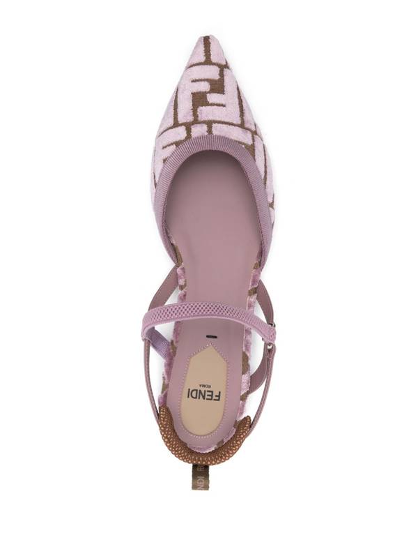 FENDI Flat shoes Purple 8J8463AOTPF1R8H