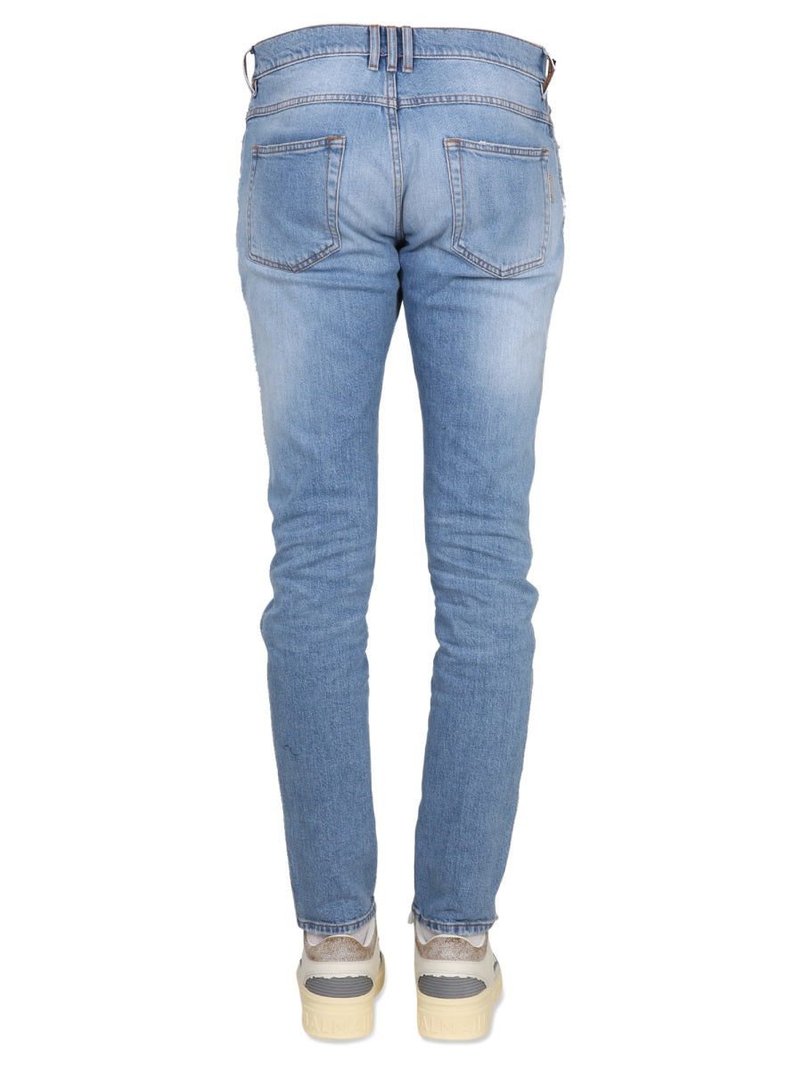 Balmain SLIM FIT JEANS AH1MG000DC996FF