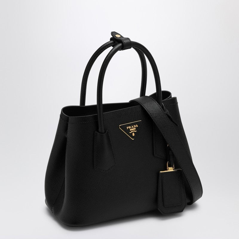 Prada Double mini black bag in Saffiano 1BG443XOO2A4AP_PRADA-F0002