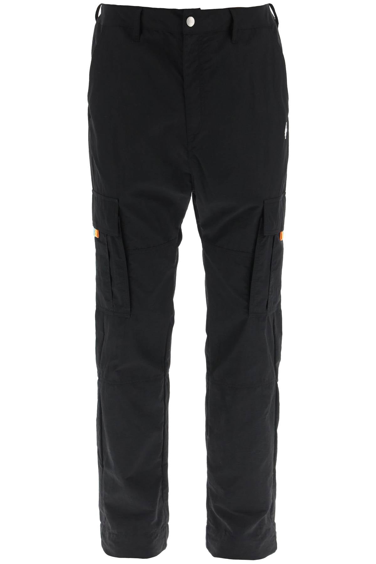 MARCELO BURLON nylon cargo pants CMCF014S23FAB0011001