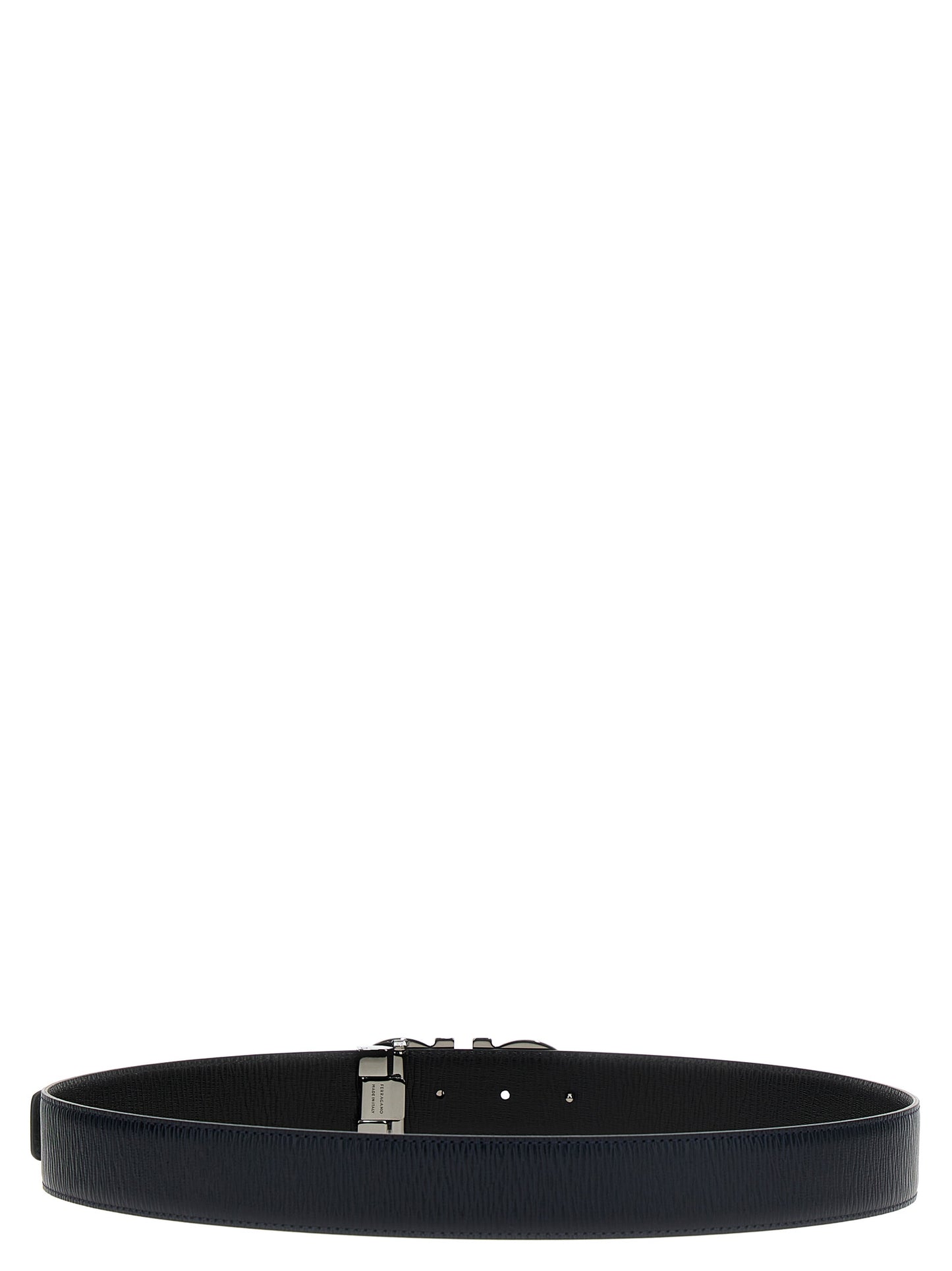 FERRAGAMO 'GANCINI' REVERSIBLE BELT 746507DEEPOCEAN