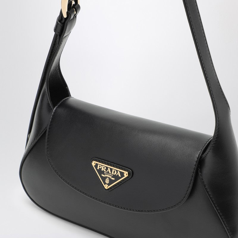 Prada Small black leather shoulder bag 1BD358OOO2AIXP_PRADA-F0002