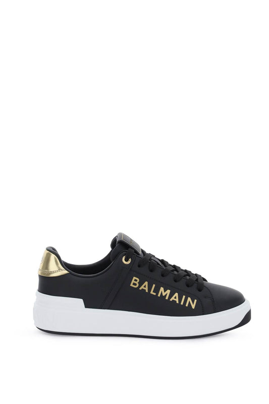 Balmain leather b-court sneakers CN1VI690LTOREAD