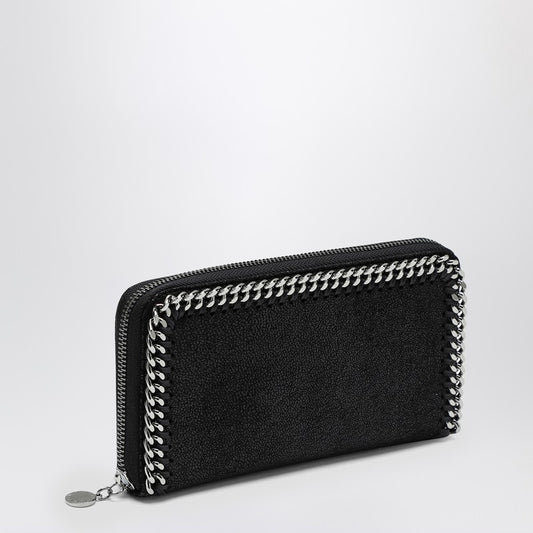 Stella McCartney Black zip around Falabella wallet 434750W9132P_STELL-1000