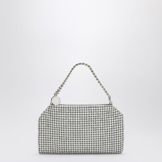 Stella McCartney Falabella mesh shoulder bag with silver crystals 7B0101WP0413P_STELL-8101