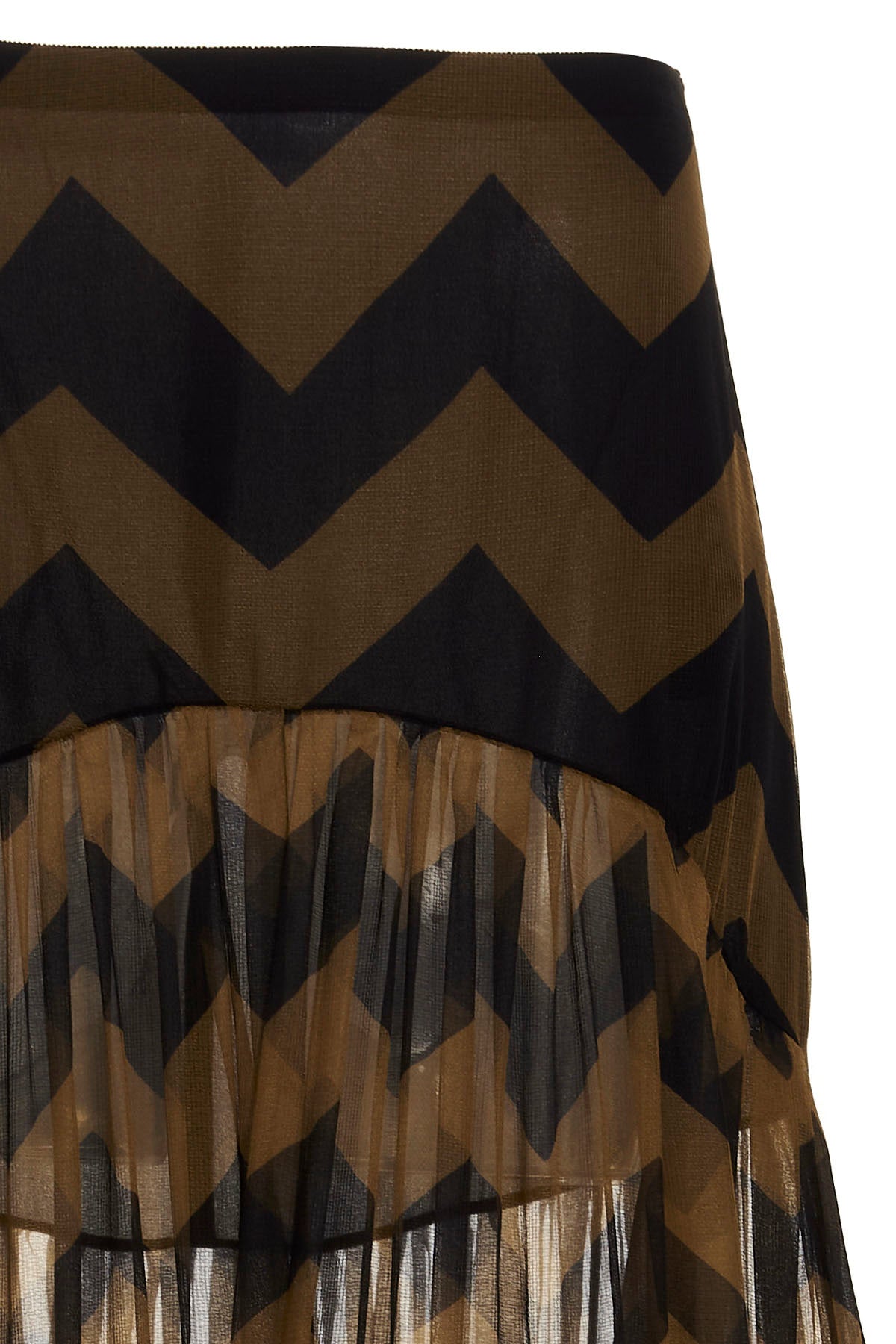 Saint Laurent CHEVRON LONG SKIRT 723489Y3G161107