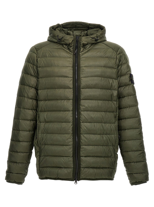 STONE ISLAND 'LOOM WOVEN CHAMBERS R-NYLON DOWN-TC' DOWN JACKET 811540324V0059