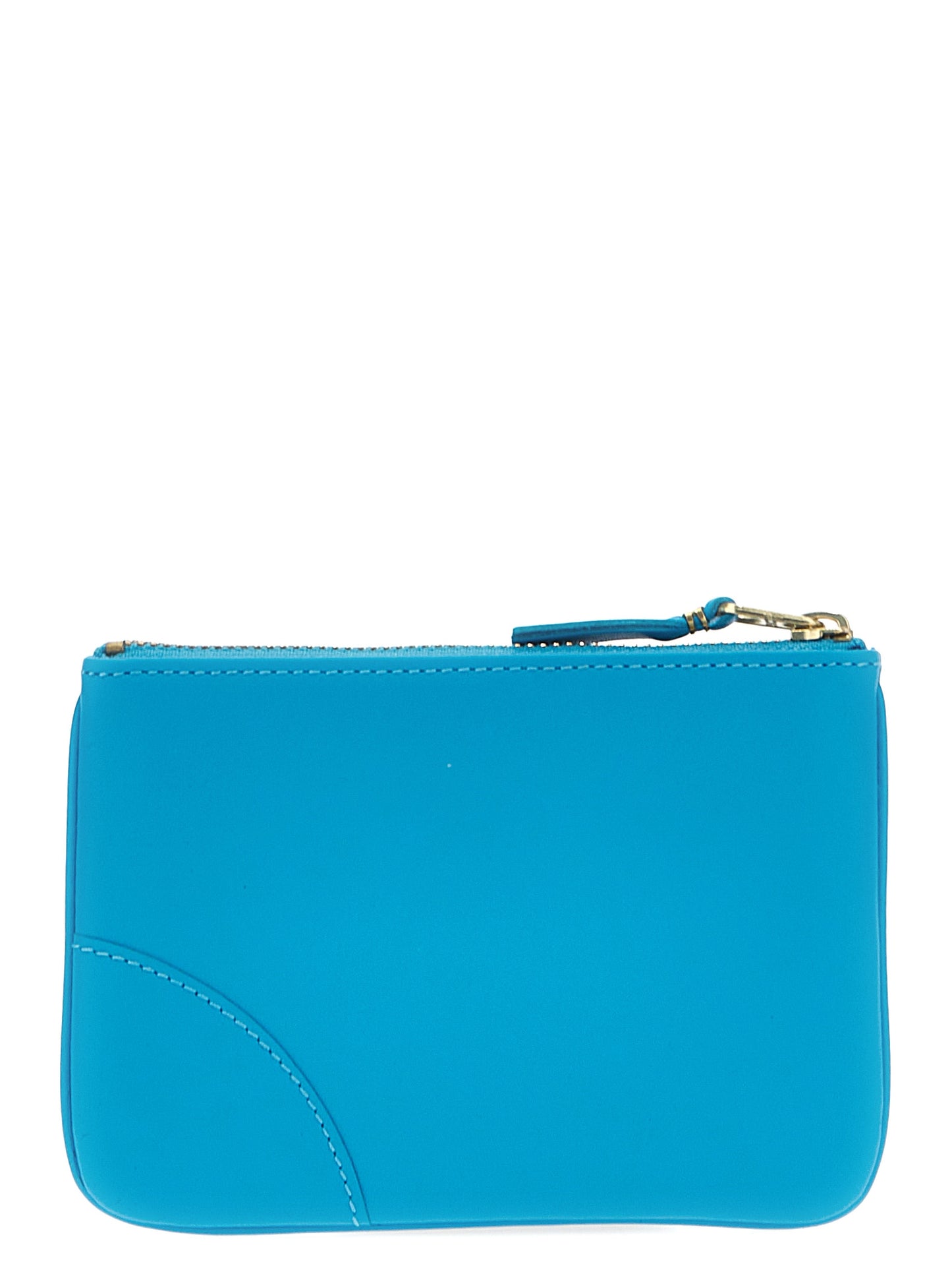 Comme Des Garçons Wallet color block pouch SA8100BLUE