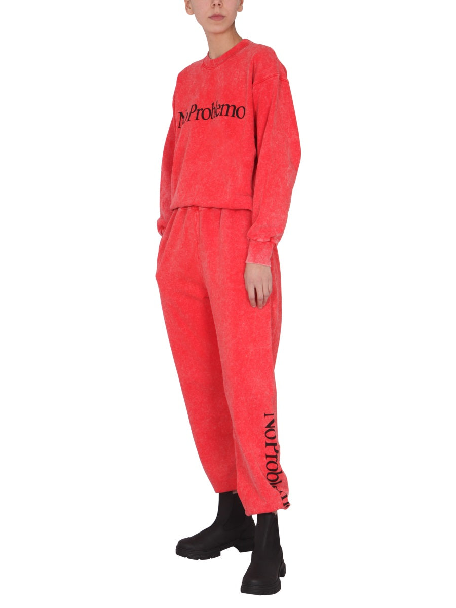 ARIES "NO PROBLEMO" JOGGING PANTS SSAR30002RED