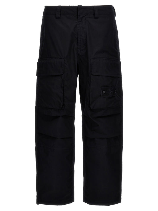 STONE ISLAND organic cotton ghost piece cargo pants. 8015309F1V0020