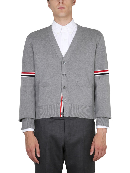 Thom Browne V-NECK CARDIGAN MKC310AY3007055