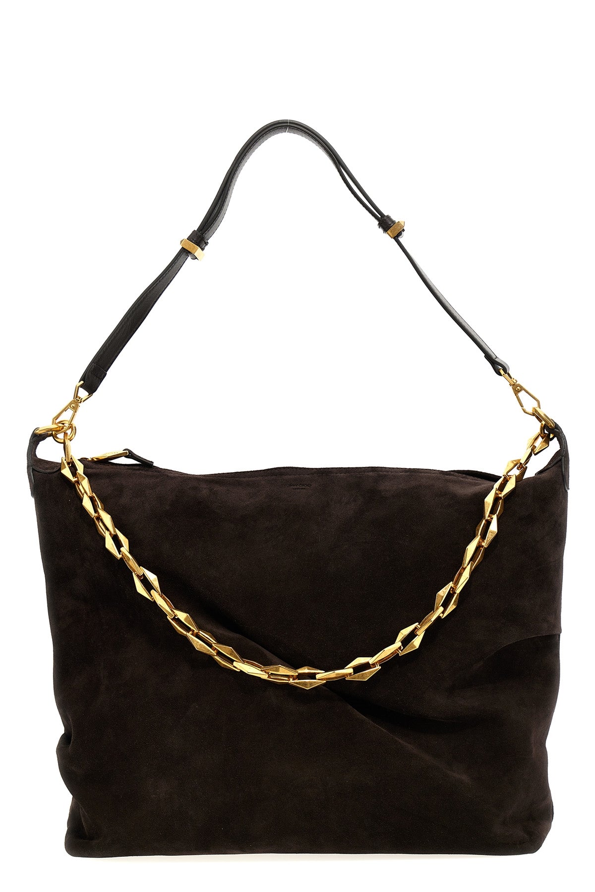 JIMMY CHOO 'DIAMOND SOFT HOBO' SHOULDER BAG DIAMONDSOFTHOBOMUWWCOFFEE