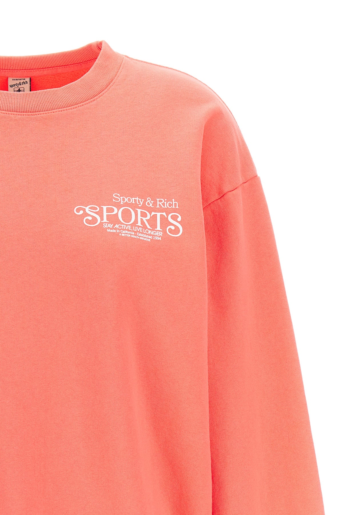 Sporty & Rich 'SPORTS' SWEATSHIRT CR851STSTRAWBERRY