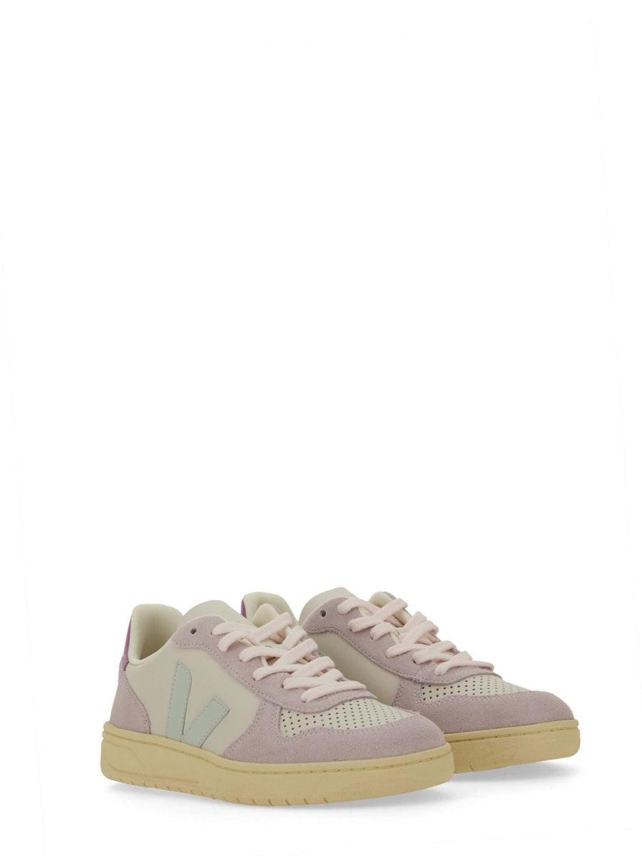 VEJA SNEAKER "V-10" VX0203476GRAVEL/MENTHOL/PARME