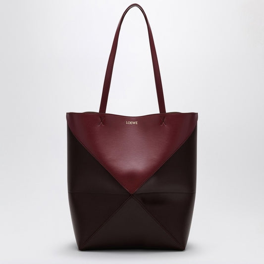 LOEWE Puzzle Fold Tote Crimson/Dark Bordeaux bag A779G50X18LEP_LOEW-3763