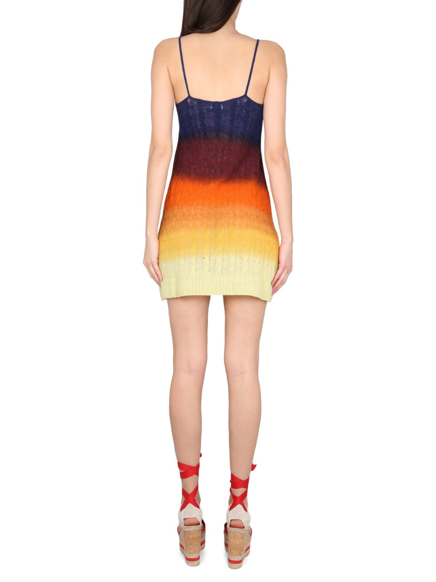 ETRO SHADED WOOL MINI DRESS 1282998108000