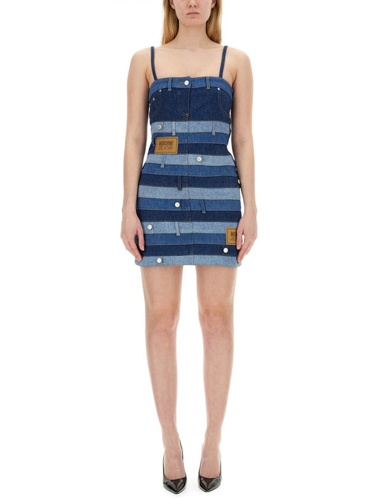 MOSCHINO JEANS DENIM DRESS 040237351888