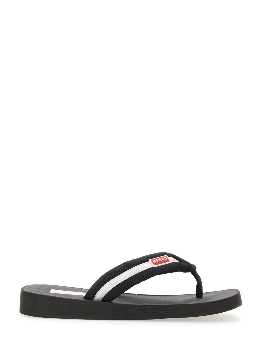 KENZO SLIDE SANDAL WITH LOGO FD55MU090F5199