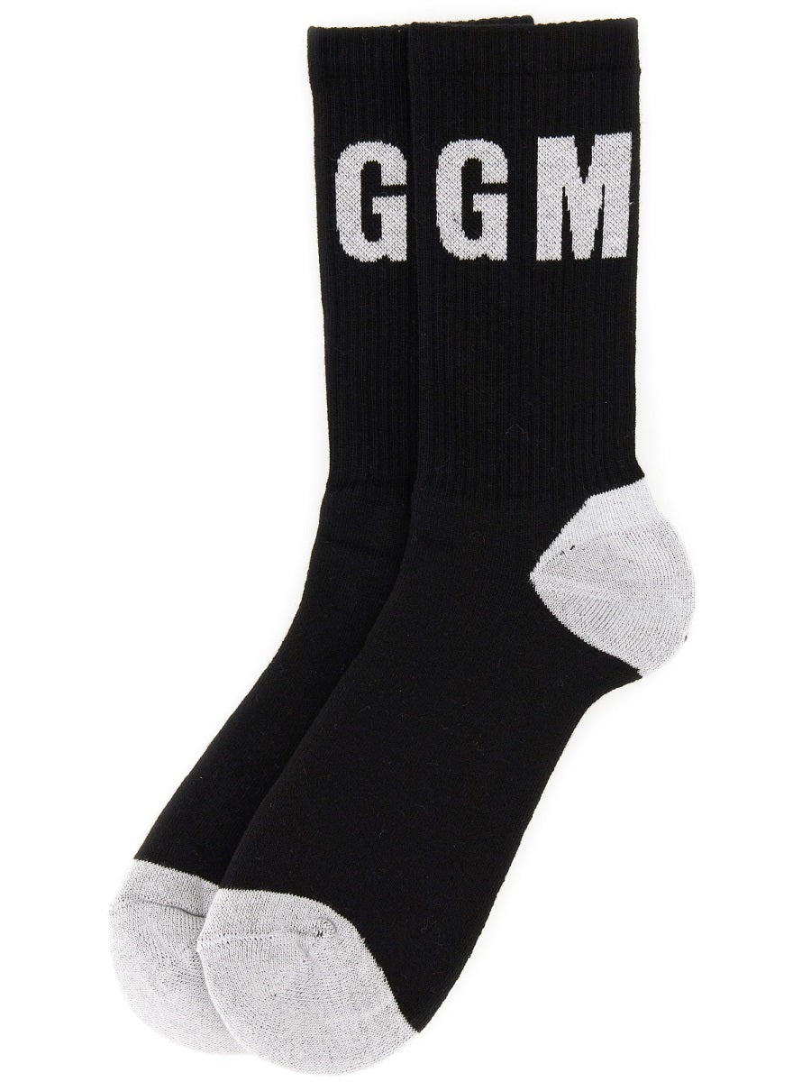 MSGM SOCKS WITH LOGO 3440MS0523724199