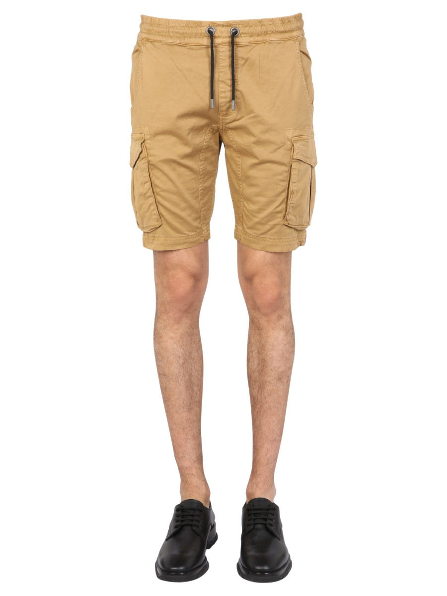 ALPHA INDUSTRIES TWILL BERMUDA SHORTS 10625113