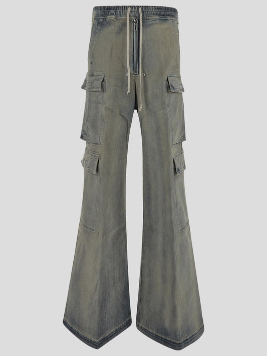 Rick Owens DRKSHDW Trousers Blue DU02D2398SKY46