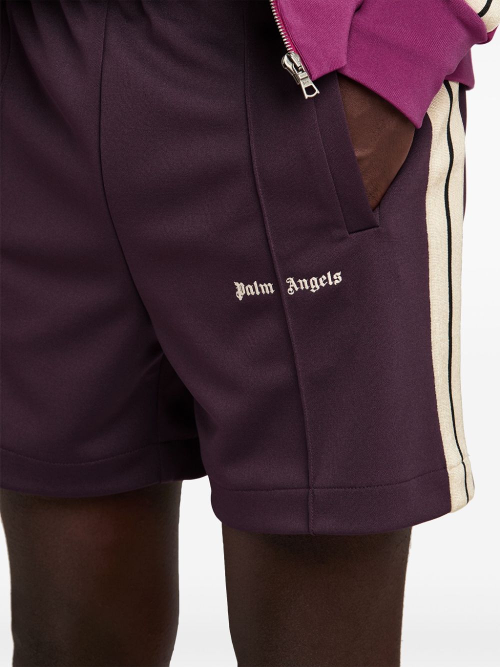 Palm Angels Shorts Purple PMCL004F24FAB0023903