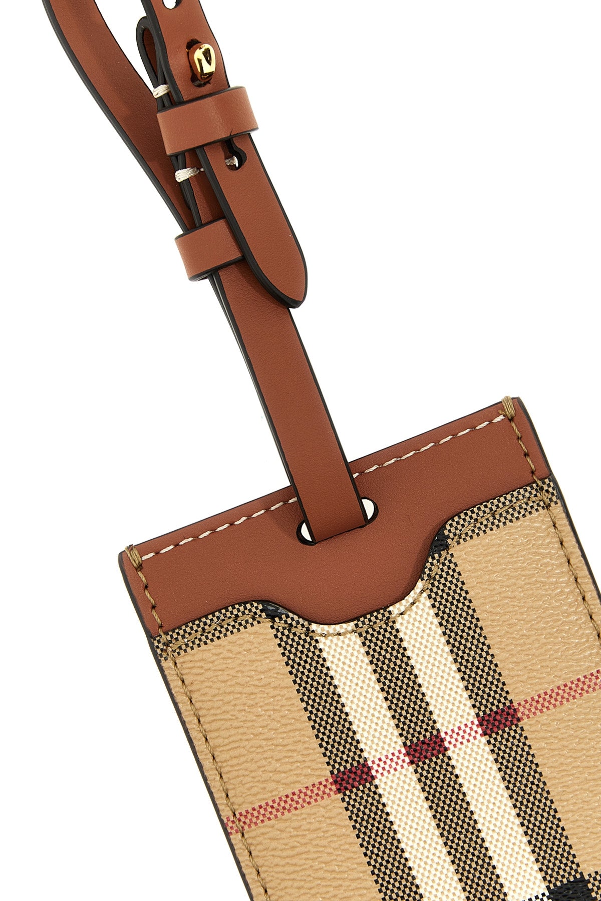 Burberry CHECK SUITCASE TAG 8073976ARCHIVEBEIGE