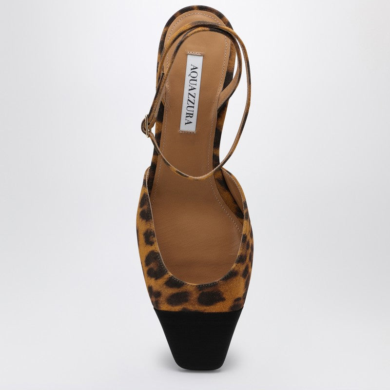 AQUAZZURA Pump French Flirt 35 leopard print leather FRLMIDP0ASGP_AQUA-C80