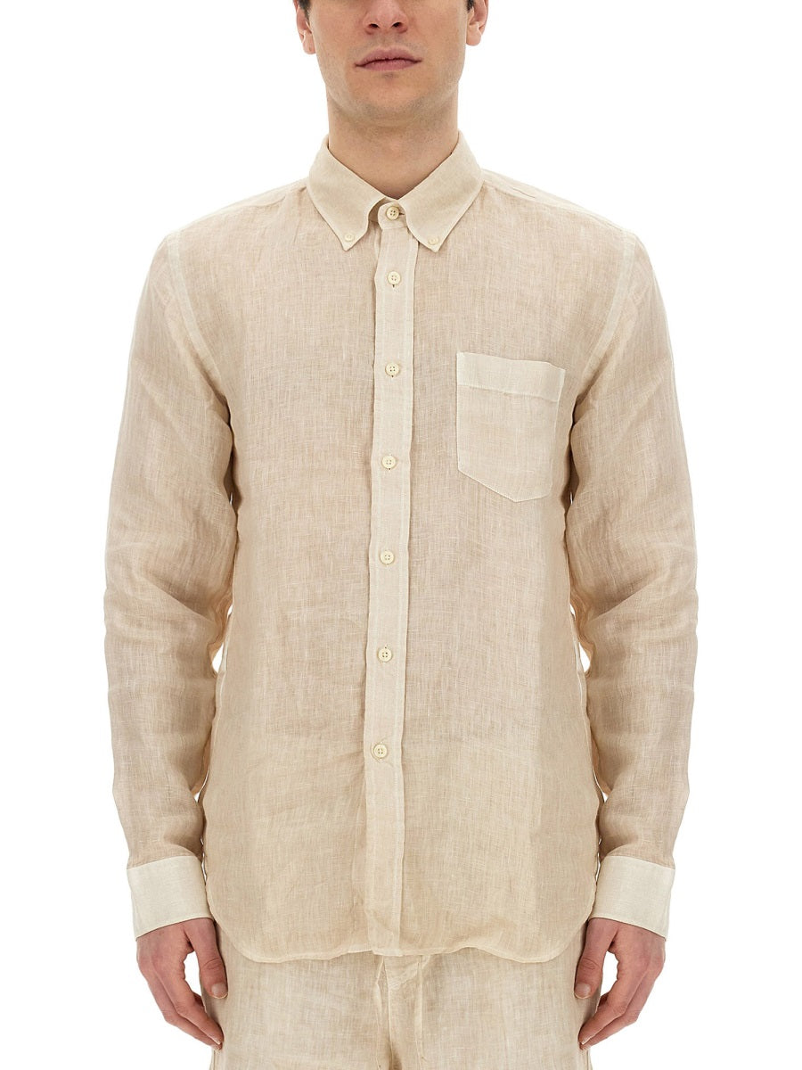 120% lino LINEN SHIRT 31ALIM10720000115S00092