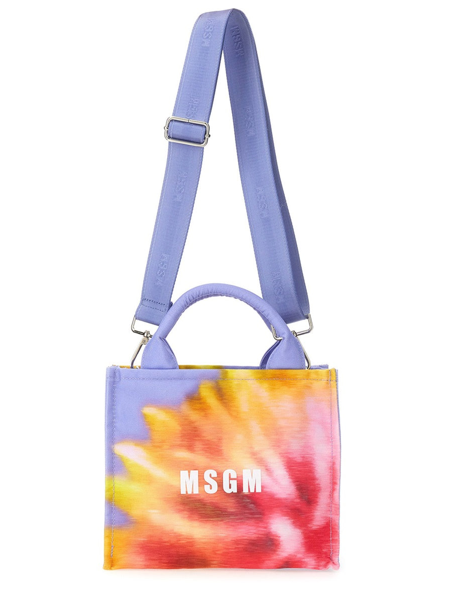 MSGM SMALL TOTE BAG WITH DAISY PRINT 3641MDZ7875983