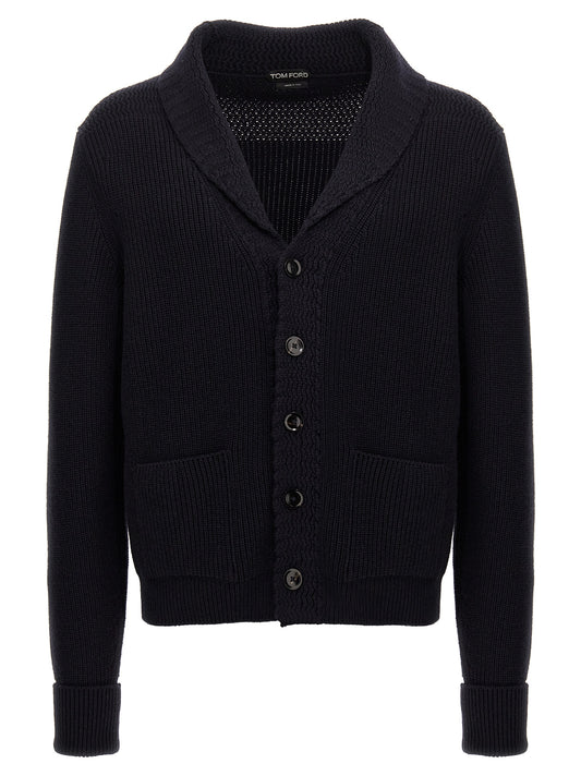 TOM FORD SHAWL CARDIGAN KLL003YMK012S23HB906