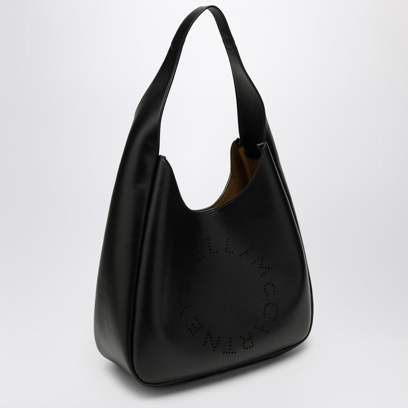 Stella McCartney Black Logo medium tote bag 7B0102W8542P_STELL-1000