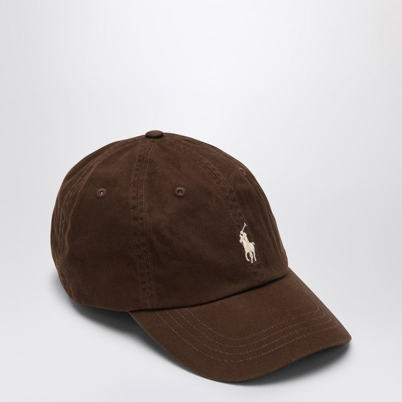 Polo Ralph Lauren Brown cotton hat with logo 710667709058COP_POLOR-CB