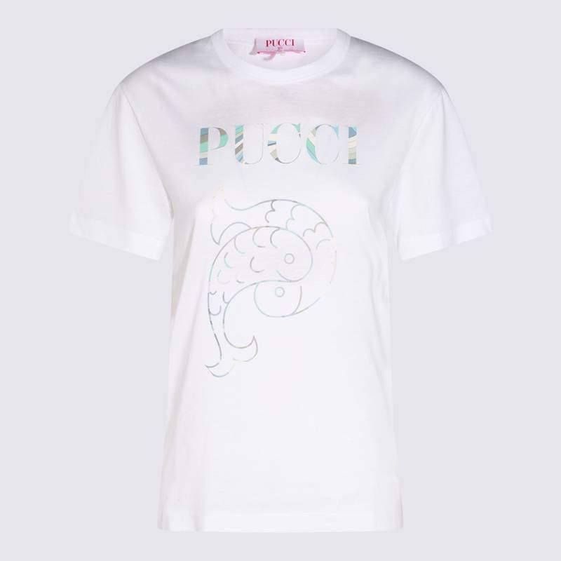 Emilio Pucci T-shirts and Polos White 4UTP754U983100