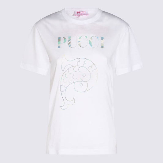 Emilio Pucci T-shirts and Polos White 4UTP754U983100