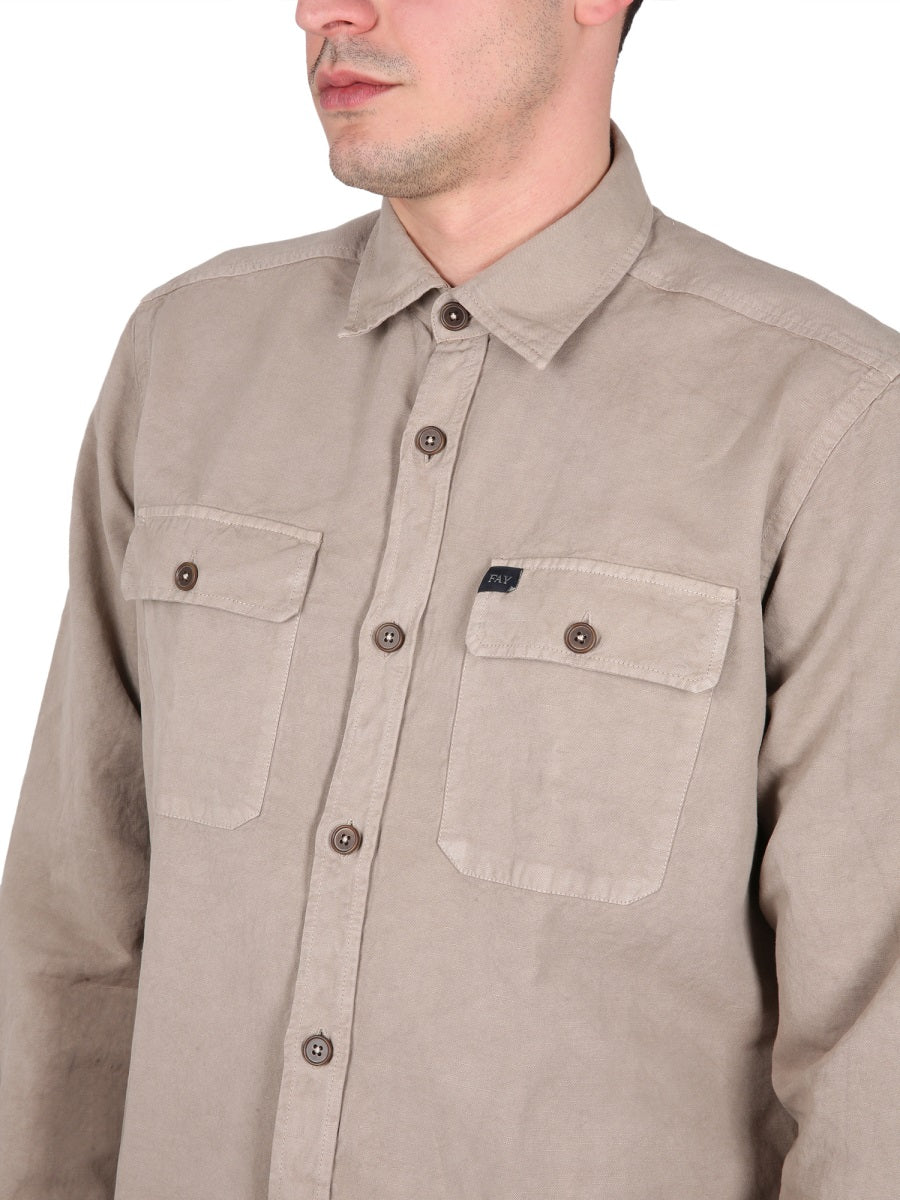 Fay SHIRT WITH POCKETS NCMA146260TVBGC017