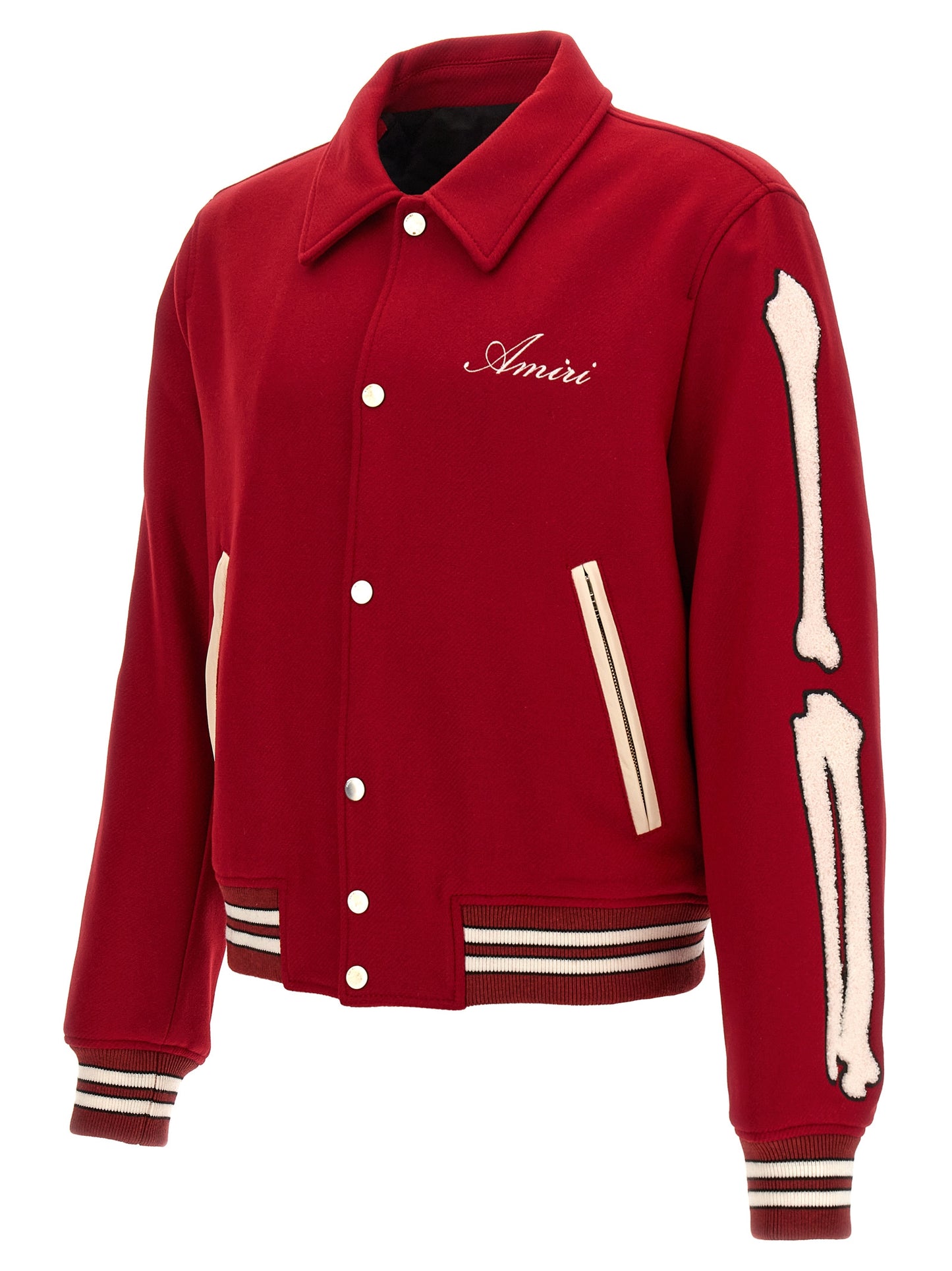 AMIRI 'BONES' BOMBER JACKET AMOUVY1005RED