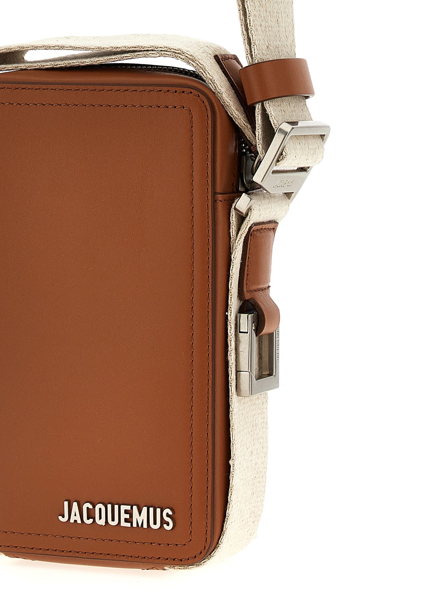 JACQUEMUS 'LE CUERDA VERTICAL' CROSSBODY BAG 23E235BA0913061LIGHTBROWN2