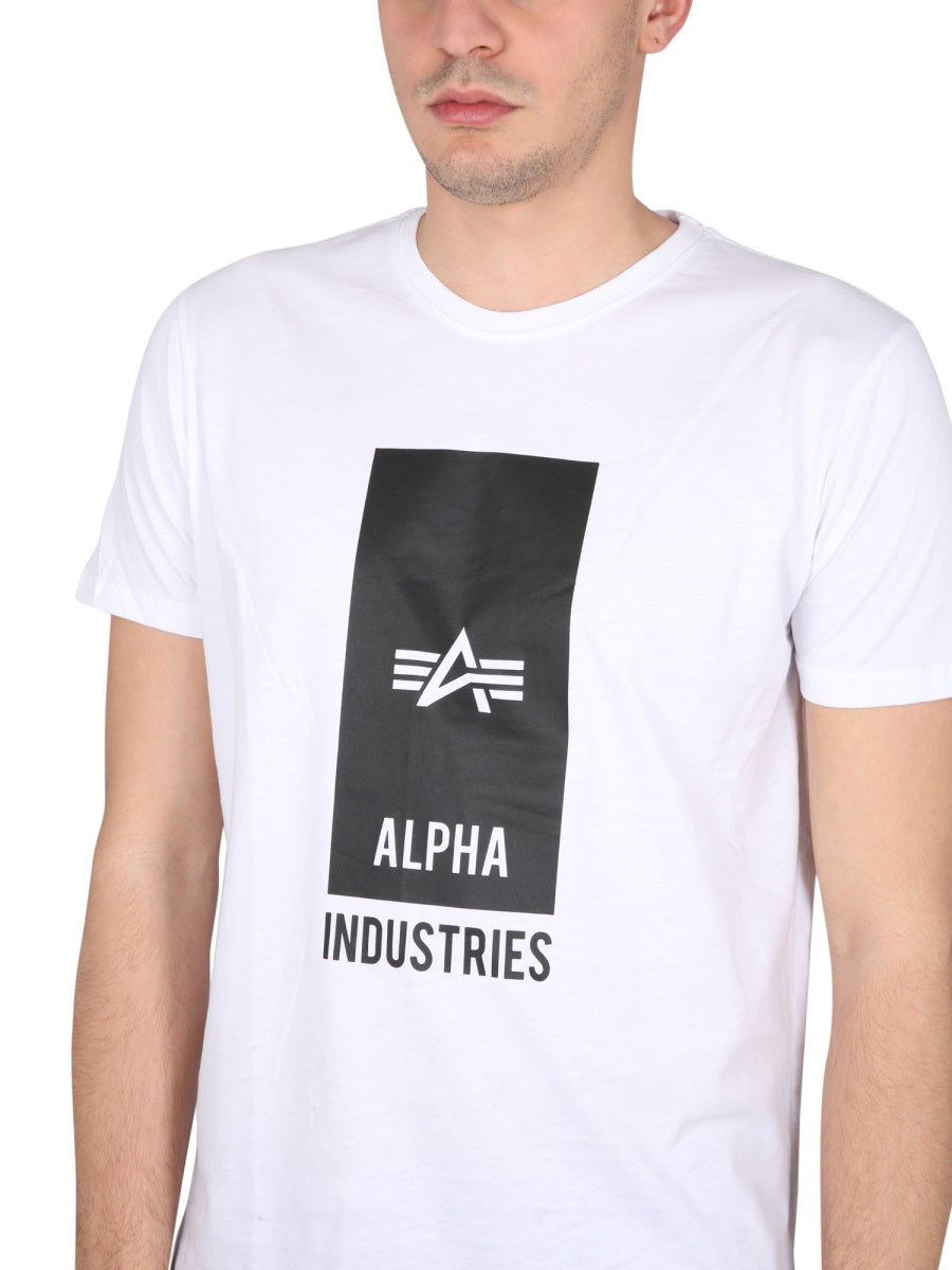 ALPHA INDUSTRIES LOGO PRINT T-SHIRT 12654709