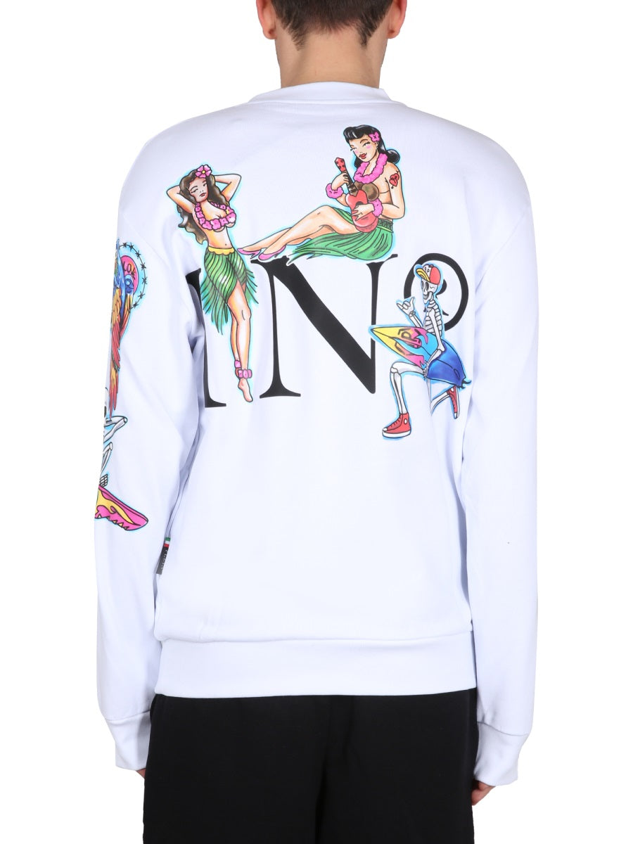 PHILIPP PLEIN CREWNECK SWEATSHIRT SACCMJO0989PJO002N01