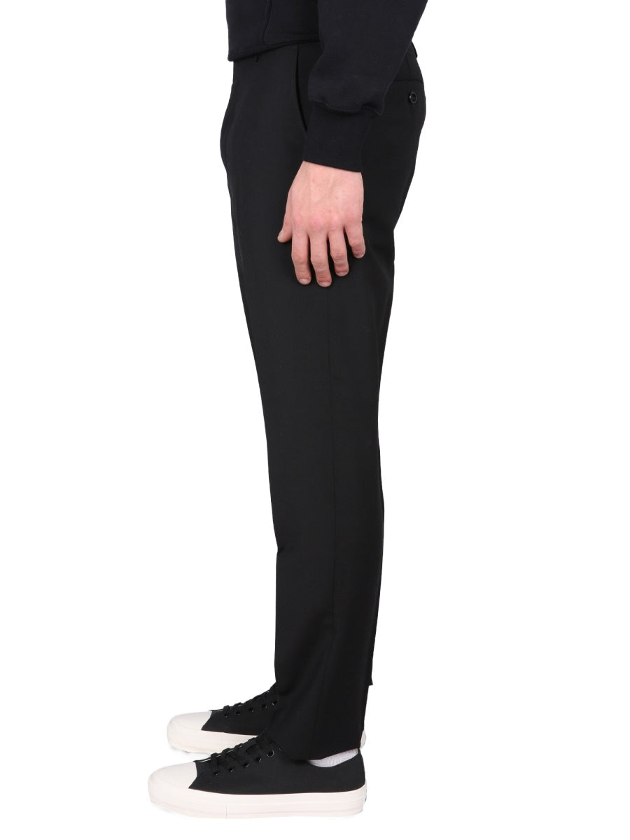 AMI Paris CIGARETTE FIT PANTS HTR004279001